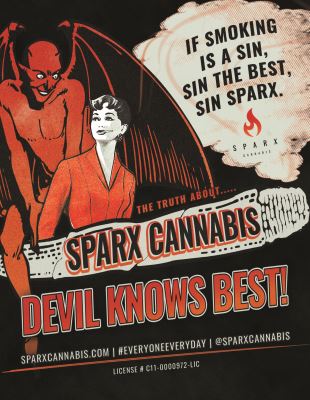 Sparx Cannabis launches a campaign inspired by classic anti-drug PSAs